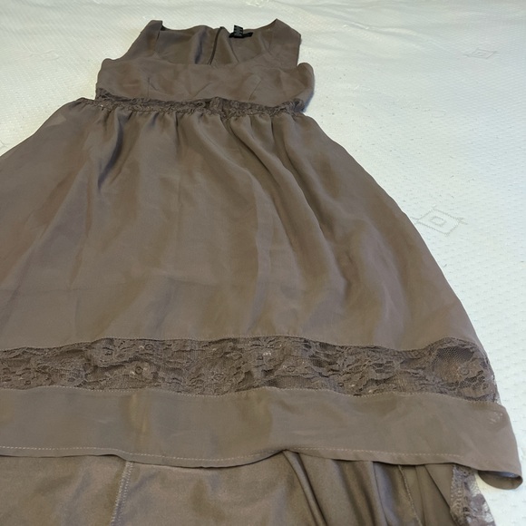 Brown high low dress - Picture 2 of 5